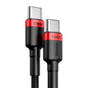 Baseus Type-C - Type-C cable Cafule PD2.0 100W Flash charging (20V 5A) 2m Red/Black (CATKLF-AL91)