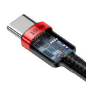 Baseus Type-C - Type-C cable Cafule PD2.0 100W Flash charging (20V 5A) 2m Red/Black (CATKLF-AL91)