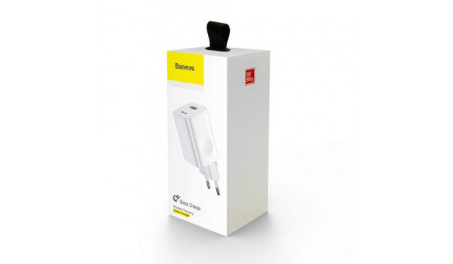 Baseus Travel Charger Quick Charger White EU (CCALL-BX02)
