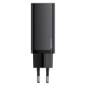 Baseus Travel Charger GaN2 Lite Quick Charger C+U QC 3.0 PD 3.0 65W EU Black (CCGAN2L-B01)
