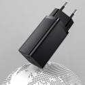 Baseus Travel Charger GaN2 Lite Quick Charger C+U QC 3.0 PD 3.0 65W EU Black (CCGAN2L-B01)