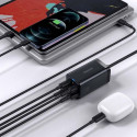 Baseus Travel Charger GaN3 Pro Quick wall charger C+C+U, PD3.0, QC4.0 +, AFC, FCP, SCP, PPS, MTK, (w