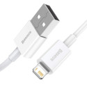 Baseus Lightning Superior Series cable, Fast Charging, Data 2.4A, 1m White (CALYS-A02)