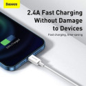 Baseus Lightning Superior Series cable, Fast Charging, Data 2.4A, 0.25m White (CALYS-02)