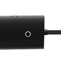 Baseus HUB Lite Series 4-in-1 adapter (USB-A to 4xUSB-A 3.0) cable 0.25m, Black (WKQX030001)