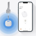 Baseus Home Intelligent T2 Pro Keychain Wireless Key and Other Object Finder BT 5.0 White (FMTP00000