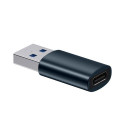 Baseus Converter Ingenuity Series Mini OTG Adaptor USB-A 3.1 Male to Type-C Female Blue (ZJJQ000103)