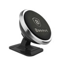 Baseus Car Mount Magnetic Car Dashboard Phone Holder 360 Degree, Silver (SUCX140012)