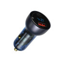 Baseus Car Charger Particular Digital Display C+U, PD 3.0 QC 4.0+, SCP, PPS, 5A, 65W Dark Gray (CCKX