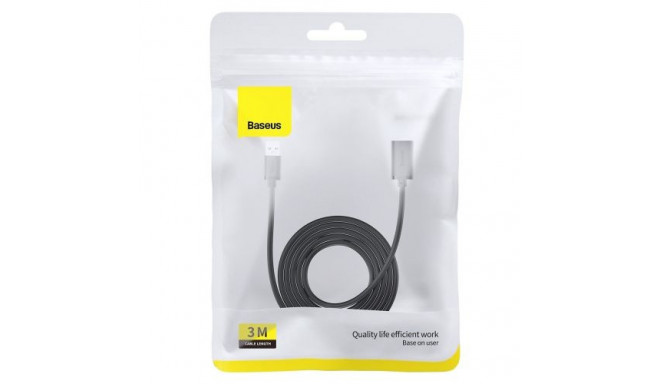 Baseus AirJoy Series USB 3.0 Extension cable 3m, Black (B00631103111-04)