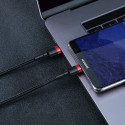 Baseus Type-C - Type-C cable Cafule PD2.0 60W Flash charging (20V 3A) 1m Black/Gray (CATKLF-H91)
