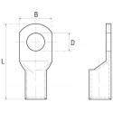 Кабельный наконечник медный 16mm-Ø10,5mm
