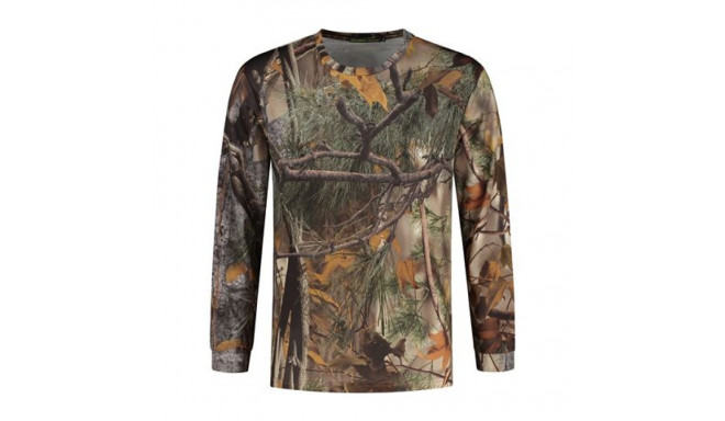 Stealth Gear T-shirt Long Sleeve Camo Forest Print size XL