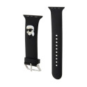 Karl Lagerfeld 3D Rubber Karl Head NFT - Strap for Apple Watch 38/40/41 mm (black)