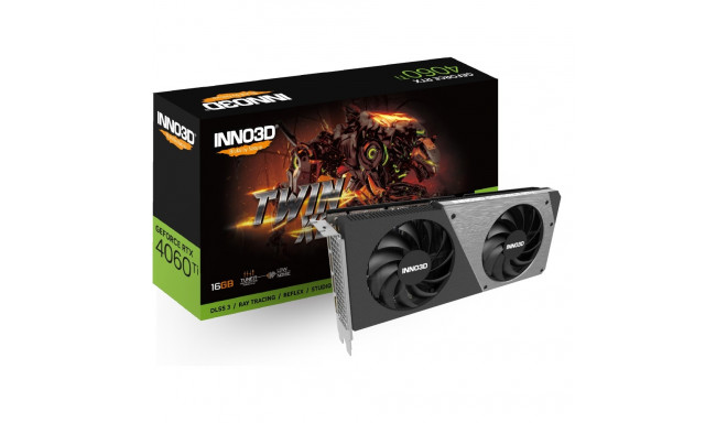 Inno3D videokaart RTX 4060 Ti 16GB Twin X2 OC GDDR6