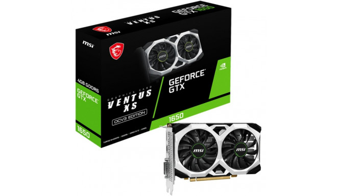 "GTX 1650 4GB MSI VENTUS XS OCV3 GDDR6"