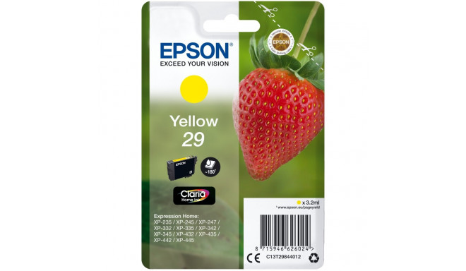 "Epson Tinte 29 C13T29844012 Gelb bis zu 180 Seiten"