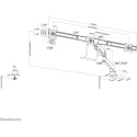 "Select Full Motion Tischhalterung für Flachbildschirme 17''-24'' 18KG NM-D775DX3BLACK Neomounts"