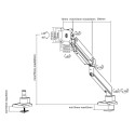 MONITOR ACC DESK MOUNT 10-49"/NM-D775SILVERPLUS NEOMOUNTS