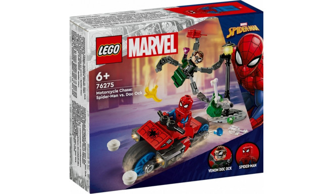 Bricks Super Heroes 76275 Motorcycle Chase: Spider -Man vs. Doc Ock