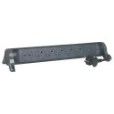 Extension cord 6x2PZ 1.5m black