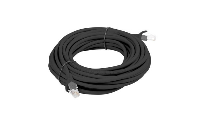 Lanberg patch cord Cat.5e UTP 5m, black
