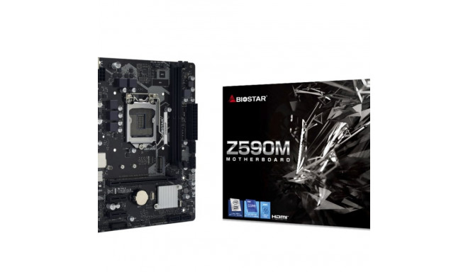 Biostar Z590MHP Intel Z590 LGA 1200 (Socket H5) micro ATX emaplaat