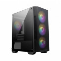 MSI MAG FORGE M100A computer case Micro Tower Black, Transparent