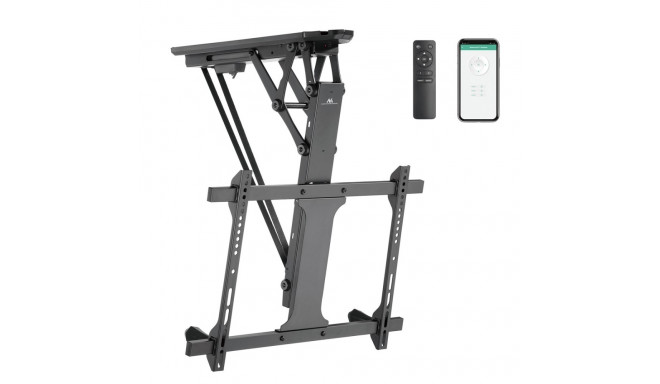 Maclean elektriline laemount telerile, TUYA tugi, max VESA 600x400, kaldseintele, kaugjuhtimispult, 