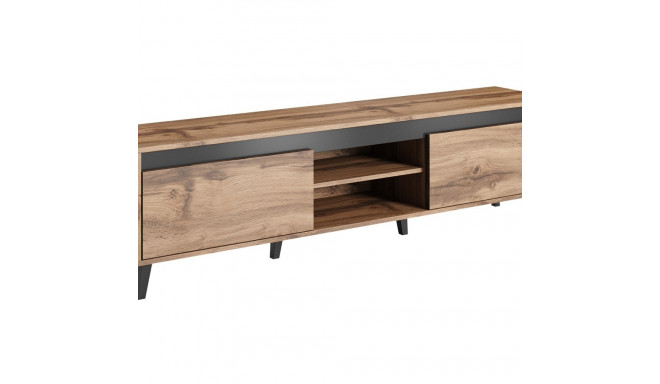 Cama TV stand NORD II 170cm wotan/antracite