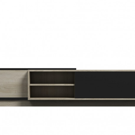 Cama TV kapp SIGMA1 180 sonoma tamm/must läikiv