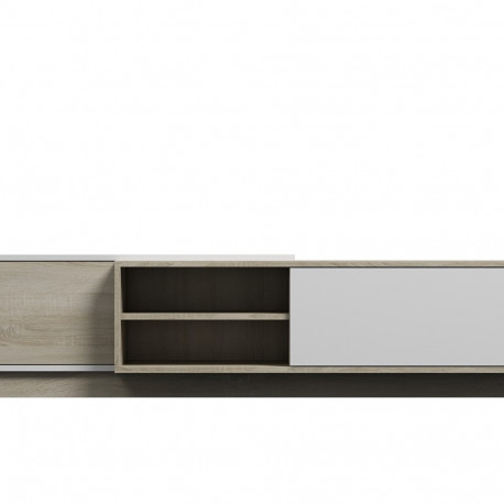 Cama TV kapp SIGMA1 180 sonoma tamm/valge läikiv