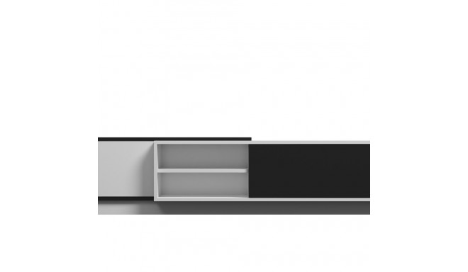 Cama TV cabinet SIGMA1 180 white/black gloss