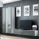 Cama TV stand VIGO 140 30/140/40 white/grey gloss