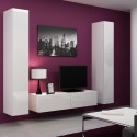 Cama TV stand VIGO 140 30/140/40 white/white gloss Cama TV stand VIGO 140 30/140/40 white/white gloss