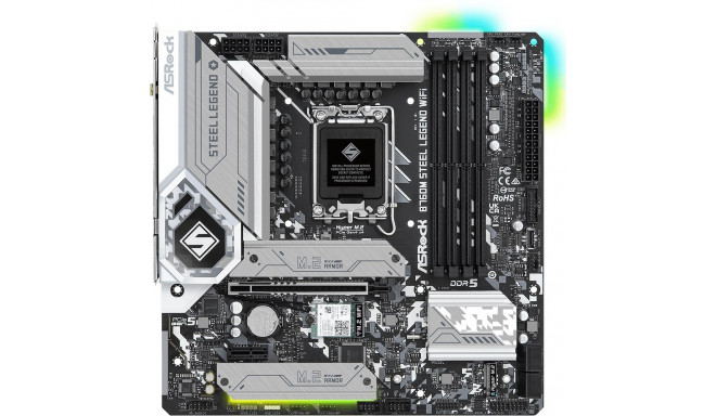 Asrock B760M Steel Legend WiFi Intel B760 LGA 1700 micro ATX