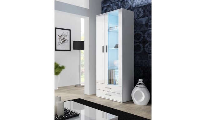 Cama vitriinkapp SOHO S6 2D2S valge/valge läige