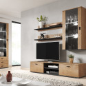 Cama hanging display cabinet SOHO lefkas oak/black