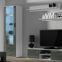 Cama display cabinet SOHO S1 white/grey gloss