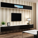 Cama Cabinet VIGO "90" glass 90/35/32 white/black gloss