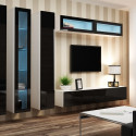 Cama Cabinet VIGO "90" glass 90/35/32 white/black gloss