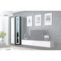 Cama Glass-case VIGO '180' 180/40/30 grey/white gloss