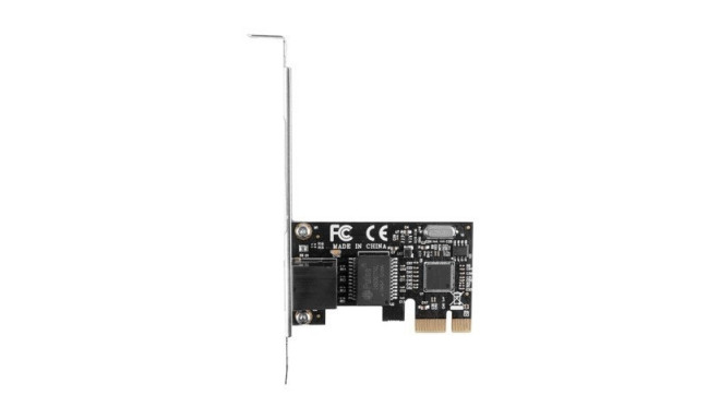 Lanberg PCE-1GB-201 Ethernet-kaart 1GB RTL8111C madala profiiliga kinnitusraamiga