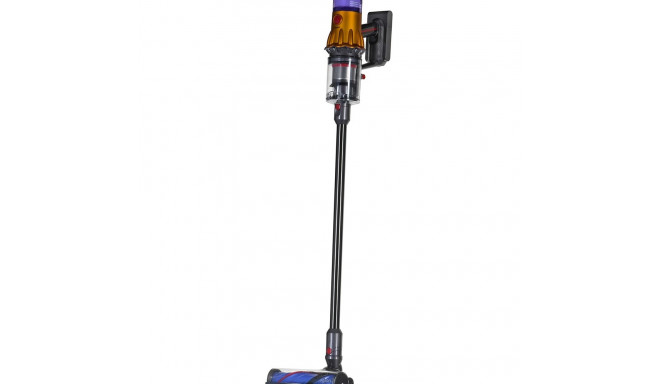 Dyson V12 Detect Slim Absolute käsitolmuimeja niklitooni, kollane kotita (2023)
