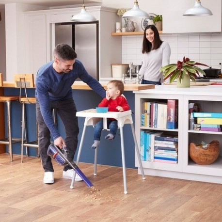 Black & Decker BHHV520BFP käsitolmuimeja must, violetne kotita