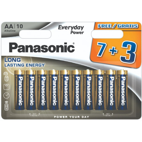 Panasonic Everyday Power patarei LR6EPS/10BW (7+3)
