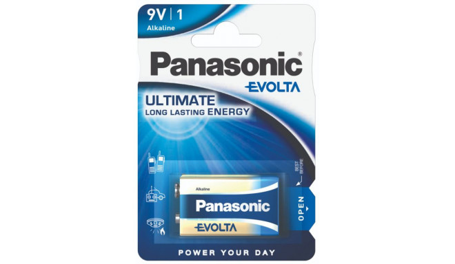 Panasonic Evolta батарейка 6LR61EGE/1B 9V
