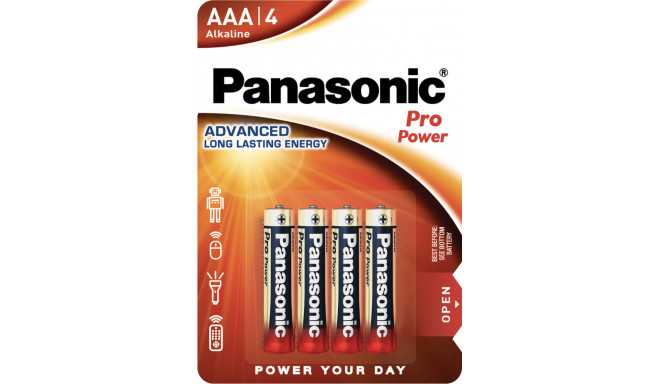 Panasonic Pro Power батарейки LR03PPG/4B