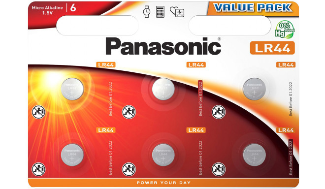 Panasonic battery LR44EL/6BP