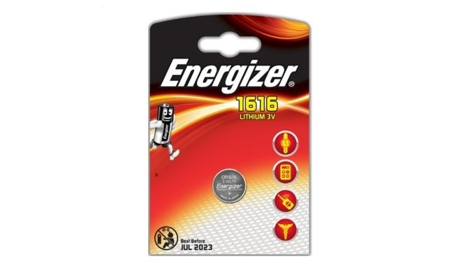 Energizer Battery CR1616 Lithium /B1/